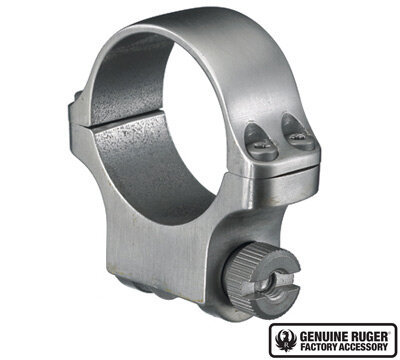 RUGER CLAM SHELL - 30MM MEDIUM - KD07114A - .937 HEIGHT STAINLESS - EINZELN