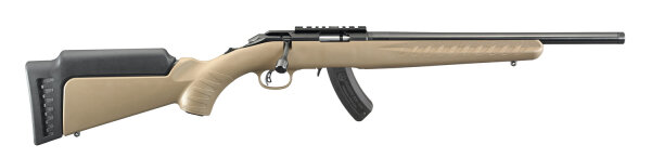 RUGER AMERICAN&Acirc;&reg; RIMFIRE .22 WMR 16"/41CM FLAT DARK EARTH 1/2"-28