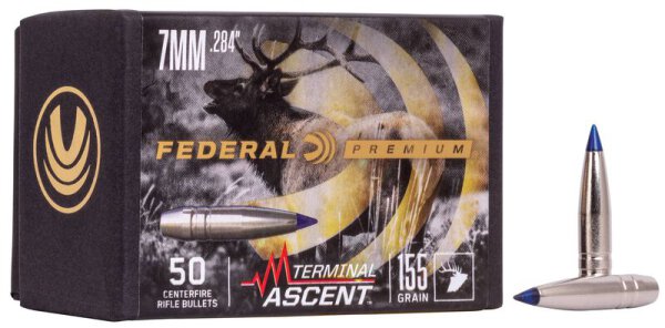 FEDERAL GESCHOSSE 7MM/.284 155GR TERMINAL ASCENT COMPONENT BULLET 50/200